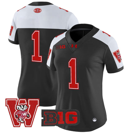 Women's Wisconsin Badgers Throwback Vapor Limited Jersey - All Stitched
