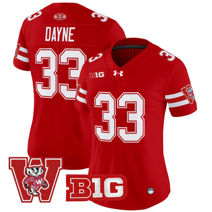 Women's Wisconsin Badgers Throwback Vapor Limited Jersey - All Stitched