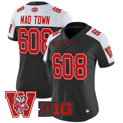 Women's Wisconsin Badgers Throwback Vapor Limited Jersey - All Stitched