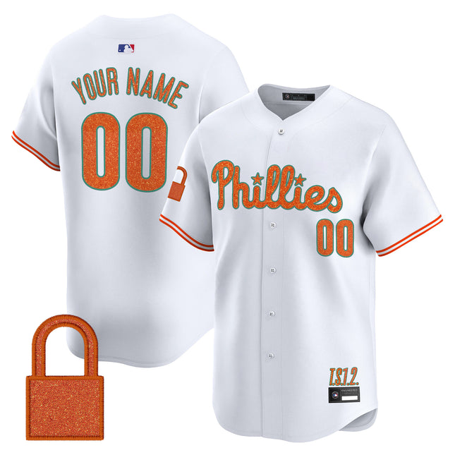 Philadelphia Phillies 'Taylor Swift - TS12 - The Life of a Showgirl' Vapor Premier Limited Custom Jersey - All Stitched