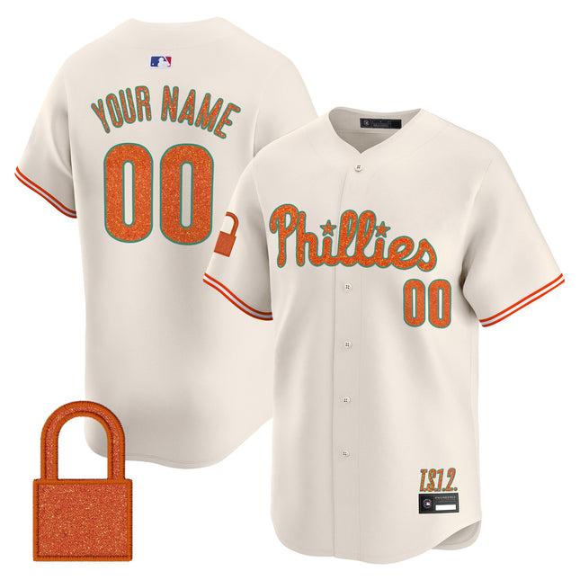 Philadelphia Phillies 'Taylor Swift - TS12 - The Life of a Showgirl' Vapor Premier Limited Custom Jersey - All Stitched
