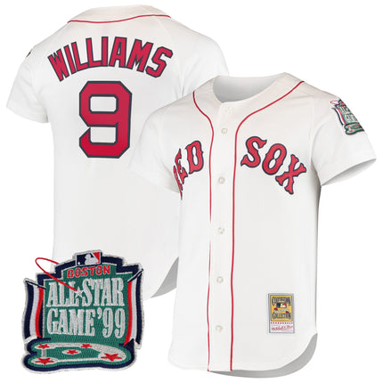Men's Boston Red Sox Throwback Jersey - Cooperstown Collection - All Stitched