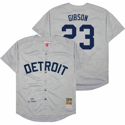 Men's Detroit Tigers Throwback Jersey - Cooperstown Collection - All Stitched