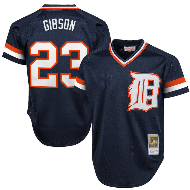 Men's Detroit Tigers Throwback Jersey - Cooperstown Collection - All Stitched