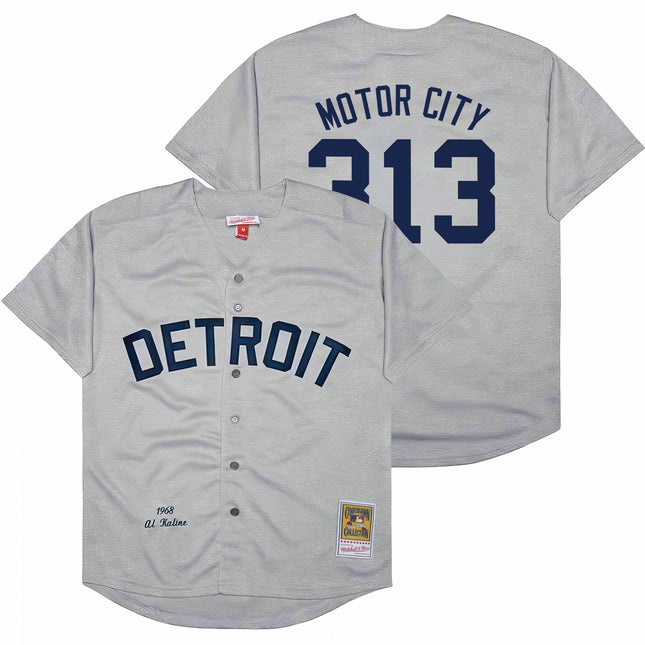 Men's Detroit Tigers Throwback Jersey - Cooperstown Collection - All Stitched