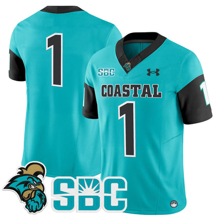 Men's Coastal Carolina Chanticleers 2025 Vapor Limited Jersey - All Stitched