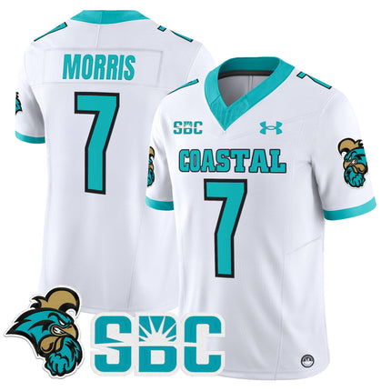 Men's Coastal Carolina Chanticleers 2025 Vapor Limited Jersey - All Stitched