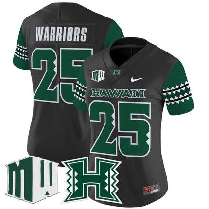 Women's Hawai'i Rainbow Warriors 2025 Vapor Limited Jersey - All Stitched