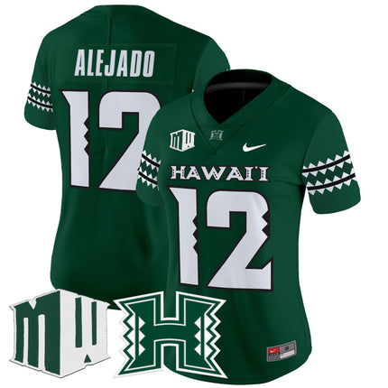 Women's Hawai'i Rainbow Warriors 2025 Vapor Limited Jersey - All Stitched
