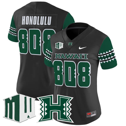 Women's Hawai'i Rainbow Warriors 2025 Vapor Limited Jersey - All Stitched