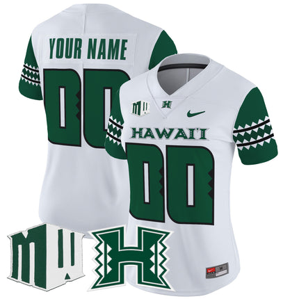 Hawai'i Rainbow Warriors 2025 Vapor Limited Custom Jersey - All Stitched