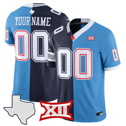 Dallas Cowboys x College Football' Split Vapor Limited Custom Jersey - All Stitched
