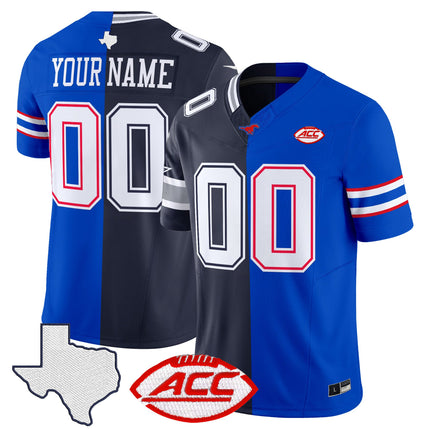 Dallas Cowboys x College Football' Split Vapor Limited Custom Jersey - All Stitched