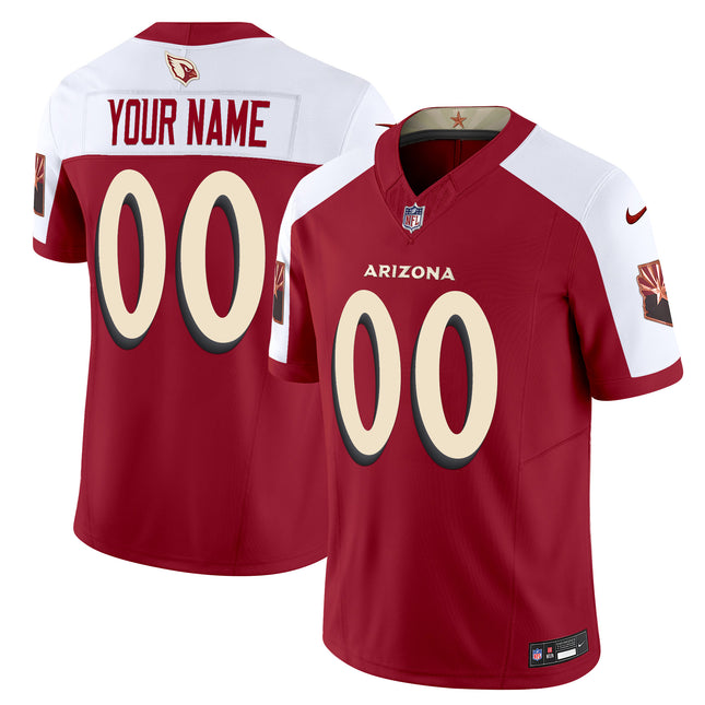 Arizona Cardinals 2025 "Rivalries" Vapor Limited Custom Jersey - All Stitched