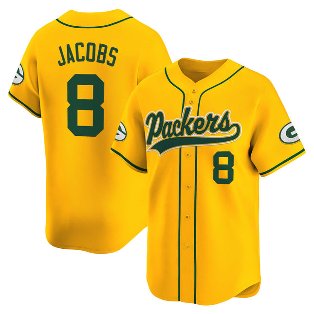 Men's Green Bay Packers 2025 Vapor Baseball Jersey - All Stitched