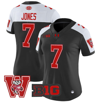 Women's Wisconsin Badgers Throwback Vapor Limited Jersey - All Stitched