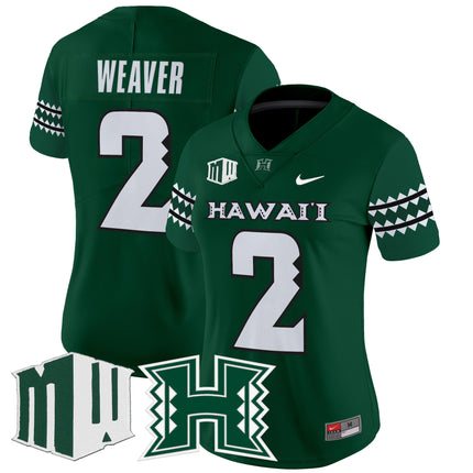 Women's Hawai'i Rainbow Warriors 2025 Vapor Limited Jersey - All Stitched