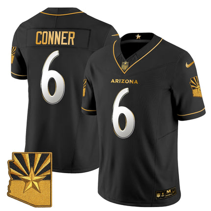 Men's Arizona Cardinals 2025 "Rivalries" Gold Vapor Limited Jersey - All Stitched