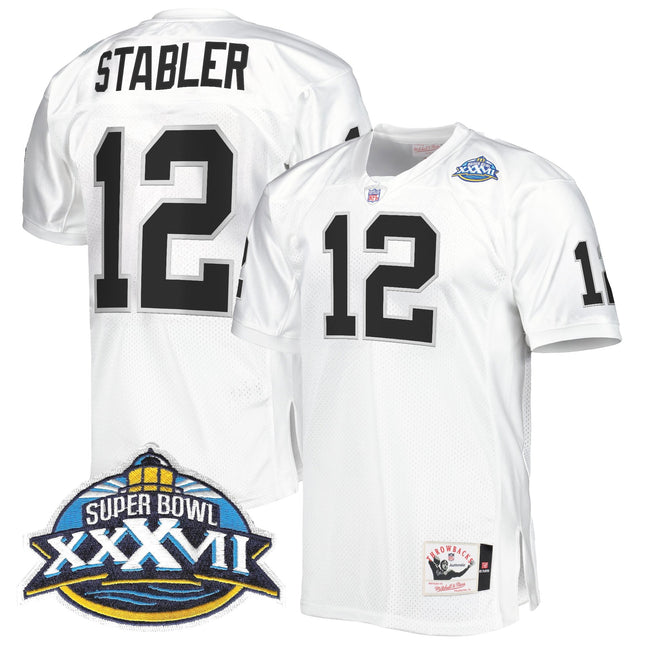 Men's Las Vegas Raiders Throwback Player Jersey - All Stitched