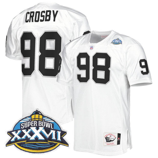 Men's Las Vegas Raiders Throwback Player Jersey - All Stitched