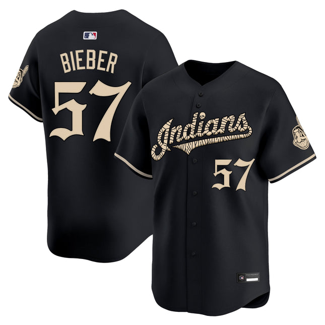 Cleveland Indians 'Halloween Mummy Edition' Vapor Premier Limited Jersey - Stitched