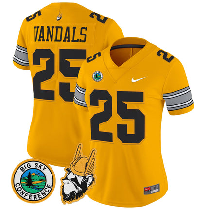 Women's Idaho Vandals 1975 Throwback Vapor Limited Jersey - All Stitched