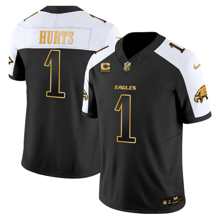 Men's Philadelphia Eagles 2025 Gold Vapor Limited Jersey - All Stitched