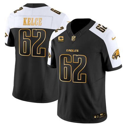 Men's Philadelphia Eagles 2025 Gold Vapor Limited Jersey - All Stitched