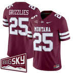 Maroon / #25 Grizzlies / S