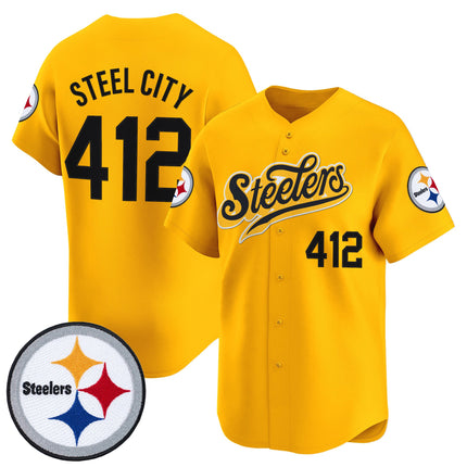 Men's Pittsburgh Steelers 2025 Vapor Baseball Jersey V3 - All Stitched