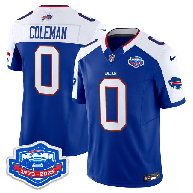 Men's Buffalo Bills 2025 Farewell Season Patch Vapor Limited Jersey - All Stitched