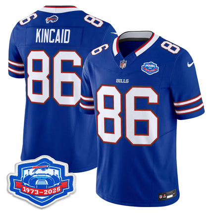 Men's Buffalo Bills 2025 Farewell Season Patch Vapor Limited Jersey - All Stitched