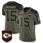 Olive Alternate / Patrick Mahomes - 15 / S