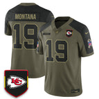 Olive Alternate / Joe Montana - 19 / S