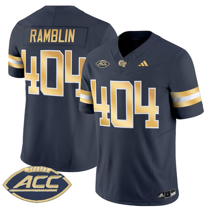 Youth's Georgia Tech Yellow Jackets 2025 Vapor Limited Jersey - All stitched