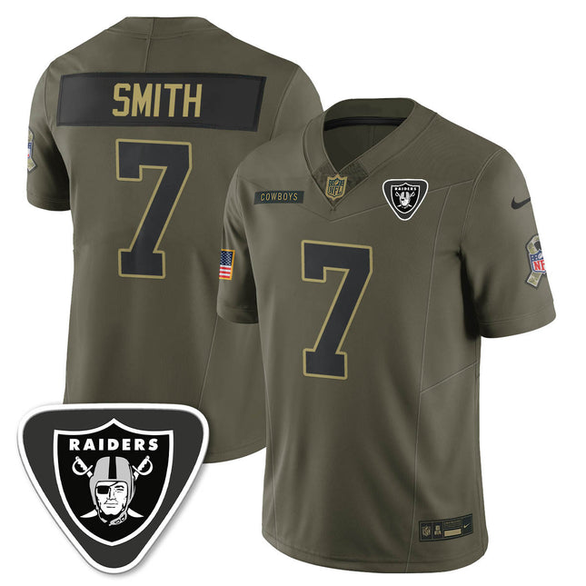Las Vegas Raiders 2025 Salute to Service Limited Jersey - All Stitched