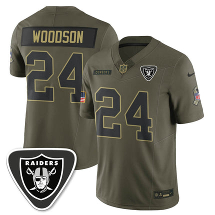 Las Vegas Raiders 2025 Salute to Service Limited Jersey - All Stitched