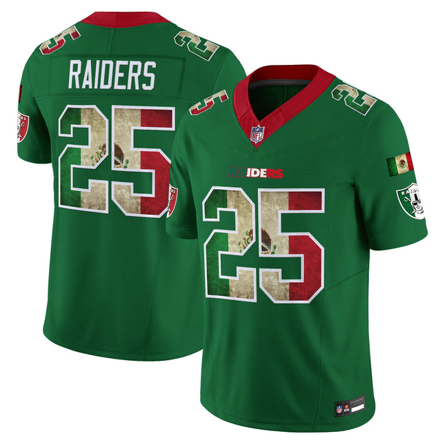 Men's Las Vegas Raiders Mexico Vapor Limited Jersey - All Stitched