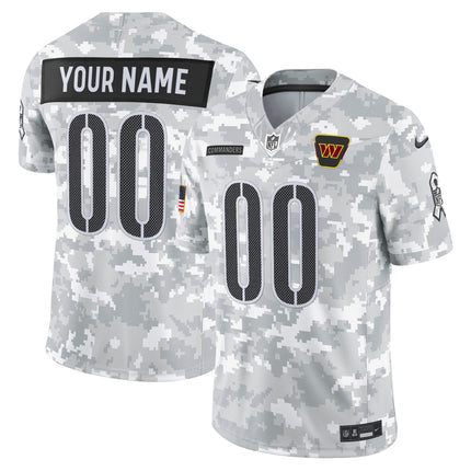 Washington Commanders 2025 Salute to Service Vapor Limited Custom Jersey - All Stitched