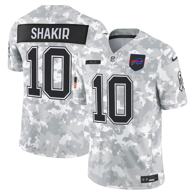 Men's Buffalo Bills 2025 Salute to Service Vapor Limited Jersey - All Stitched