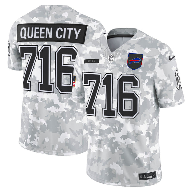 Men's Buffalo Bills 2025 Salute to Service Vapor Limited Jersey - All Stitched