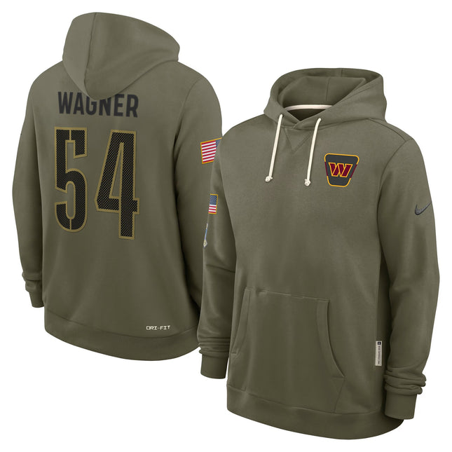 Washington Commanders 2025 Salute to Service Pullover Hoodie - All Stitched