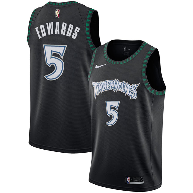 Minnesota Timberwolves 2025/26 "Black Trees" Swingman Jersey - All Stitched