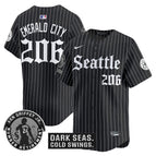 Black Pinstripe / Emerald City 206 / S