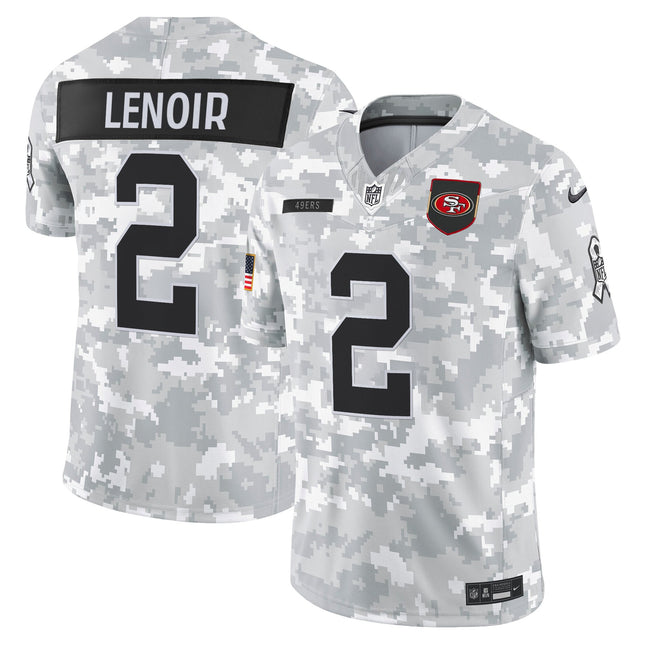Men's San Francisco 49ers 2025 Salute to Service Vapor Limited Jersey - All Stitched