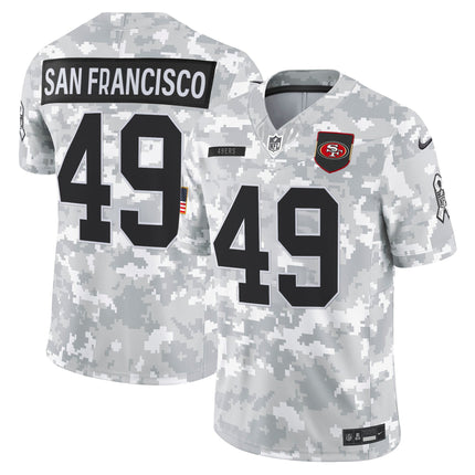 Men's San Francisco 49ers 2025 Salute to Service Vapor Limited Jersey - All Stitched