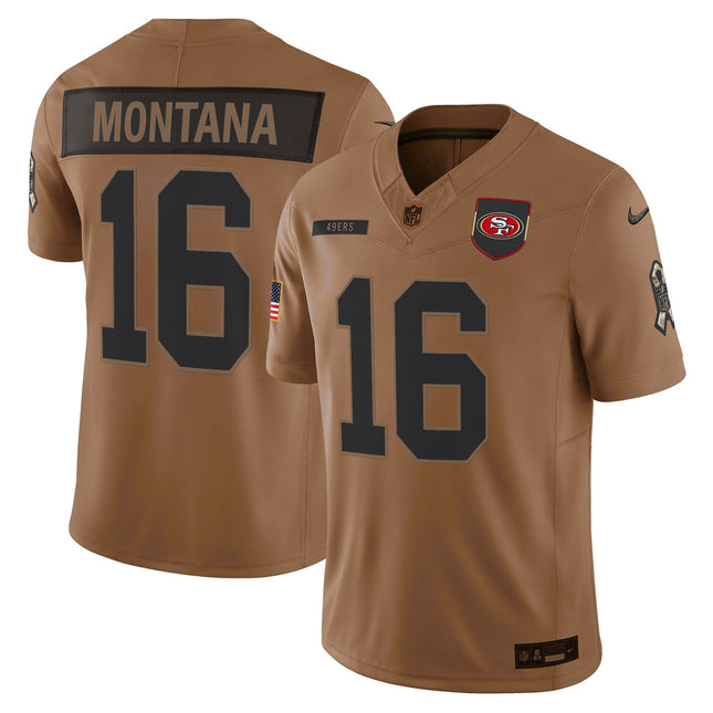 Men's San Francisco 49ers 2025 Salute to Service Vapor Limited Jersey - All Stitched