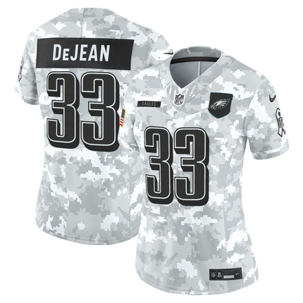 Women's Philadelphia Eagles 2025 Salute to Service Limited Jersey - All Stitched