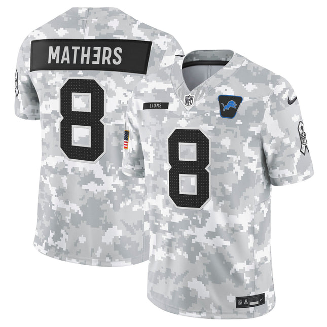 Men's Detroit Lions 2025 Salute to Service Vapor Limited Jersey - All Stitched