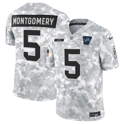 Men's Detroit Lions 2025 Salute to Service Vapor Limited Jersey - All Stitched
